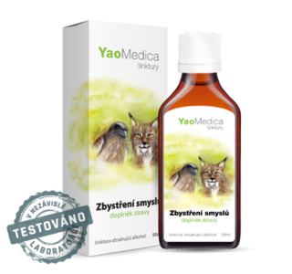 YaoMedica, ZBYSTRENIE ZMYSLOV - oči, uši, 50 ml